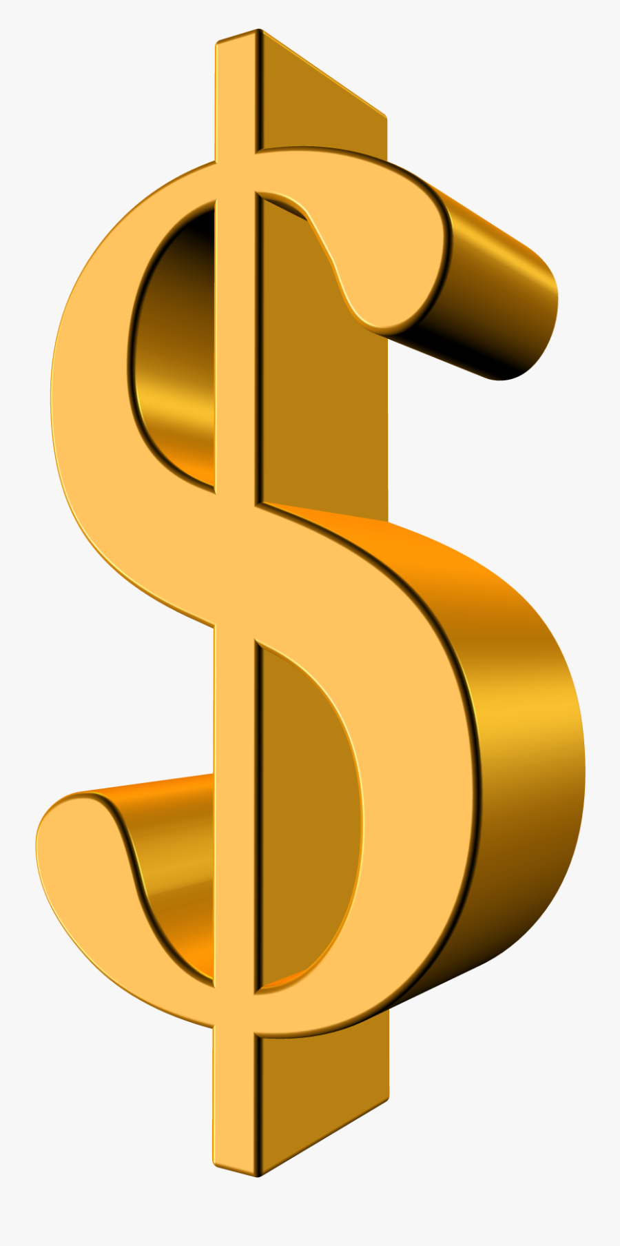Dollar Gold Coins Png, Transparent Clipart