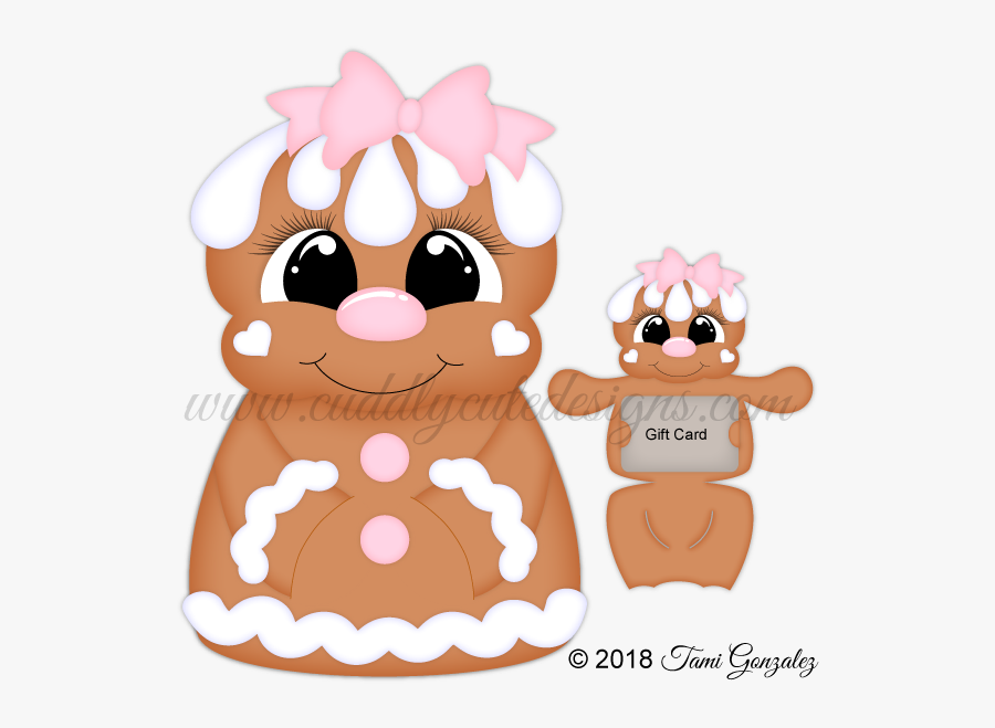 Huggable Gingerbread - Cartoon, Transparent Clipart