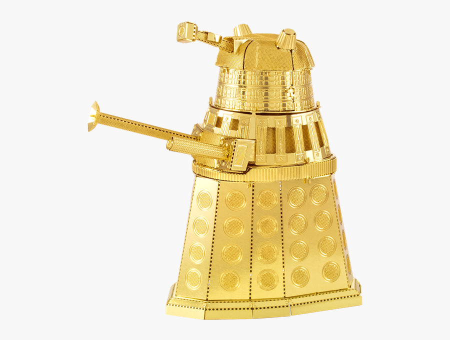 Picture Of Doctor Who Gold Dalek - Doctor Who Metal Earth, Transparent Clipart