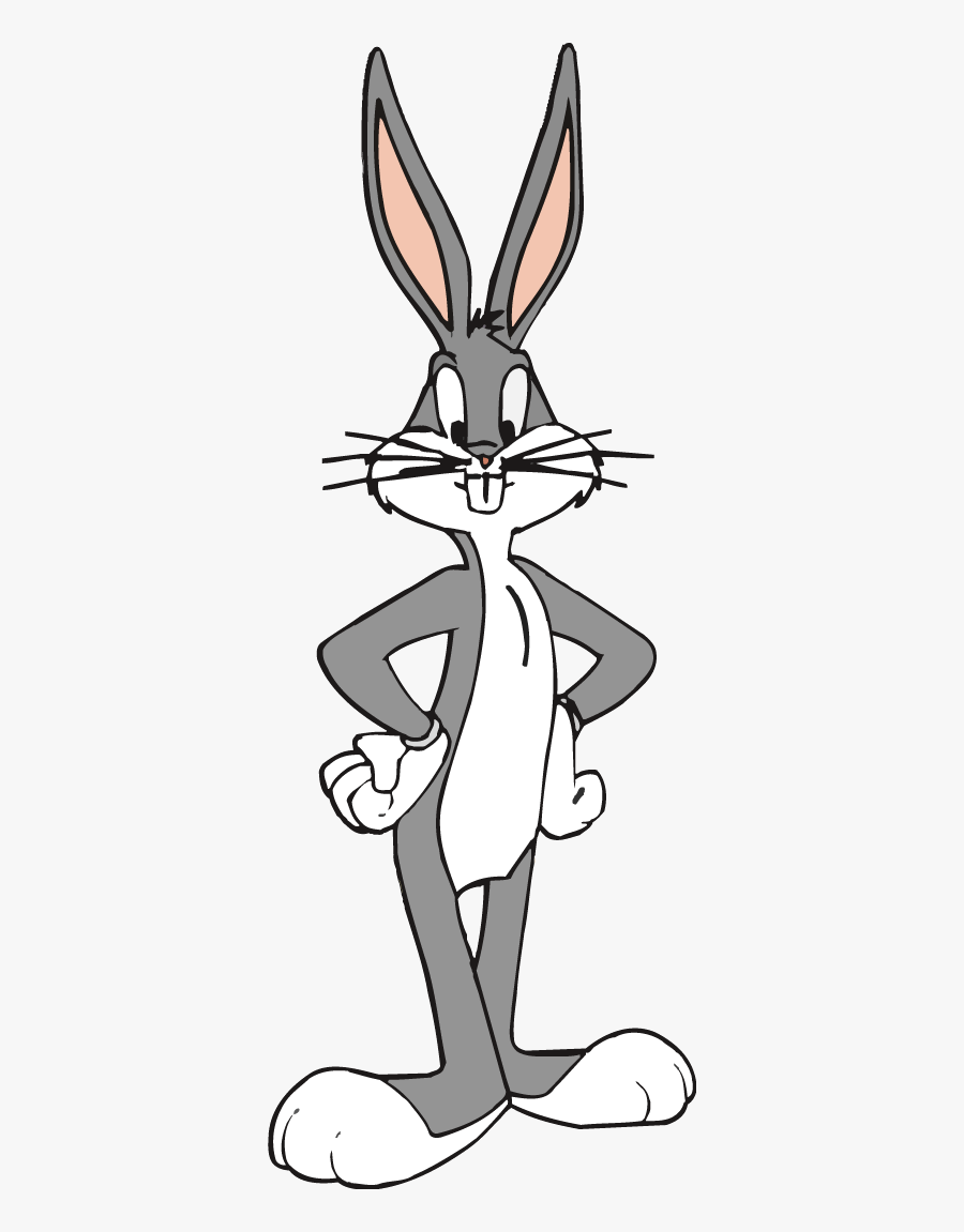 Bugs Bunny Clipart - Bugs Bunny Standing Straight, Transparent Clipart