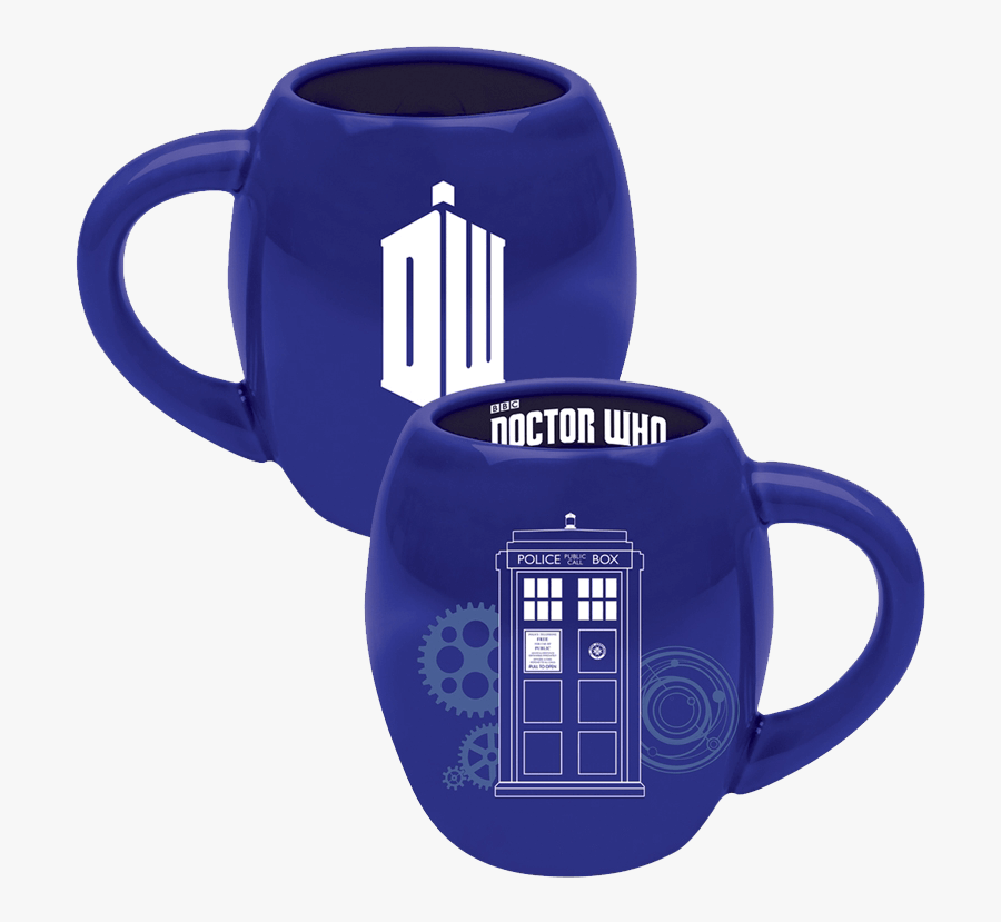 Doctor Who Oval Tardis Mug - Mug, Transparent Clipart