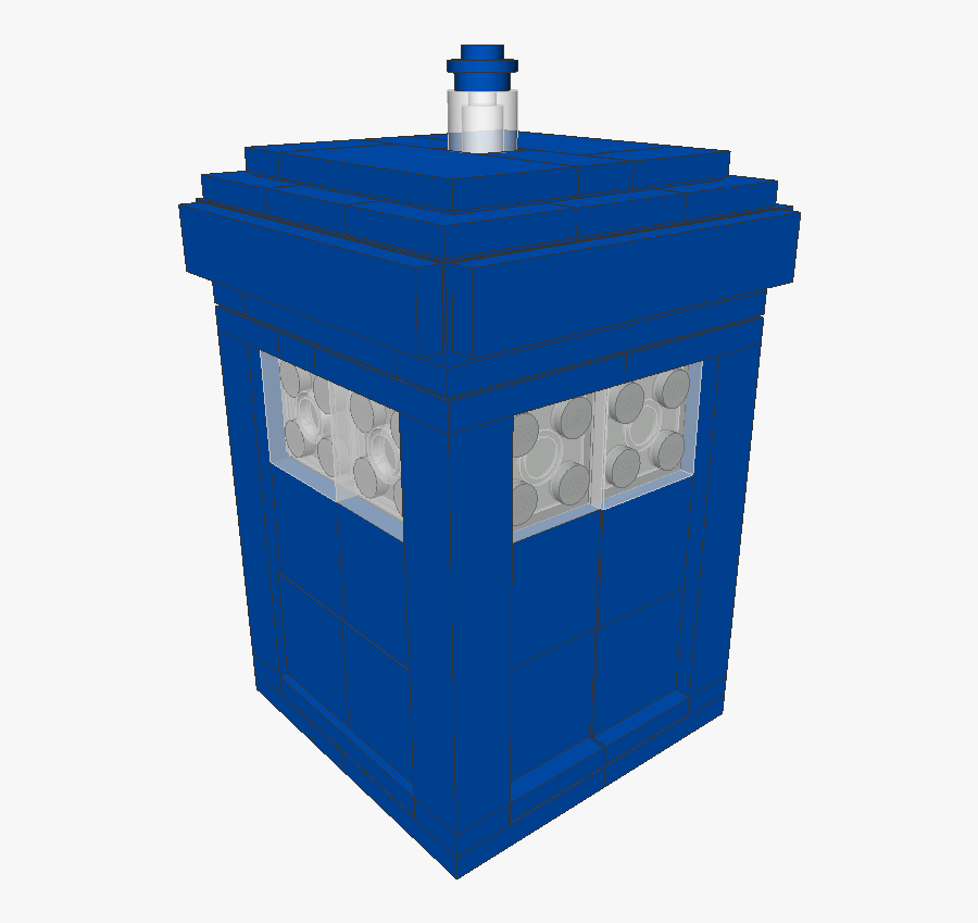Outside It Looks Like A Police Box - Lego, Transparent Clipart