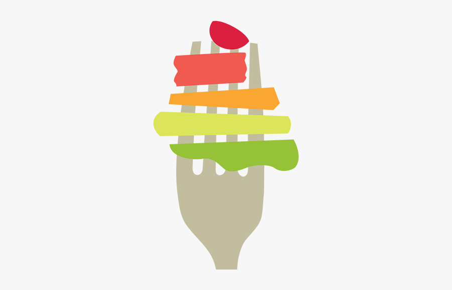 Balanced Meal Logo Illustration Food Pyramid Nutrition - Ice Cream, Transparent Clipart