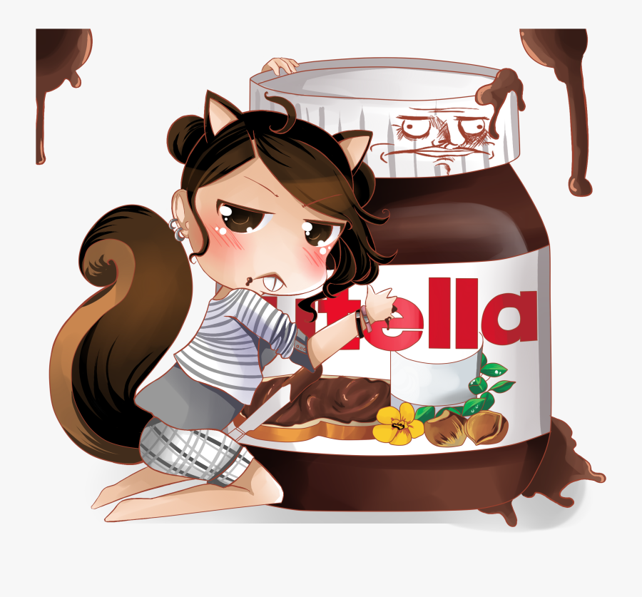 Ila Steve Youtube Cartoon Food Joyeux Anniversaire Avec Nutella Free Transparent Clipart Clipartkey