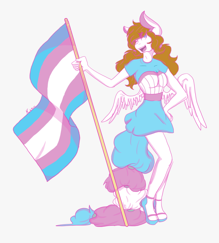 Pride Moth Transgender Wins - Illustration, Transparent Clipart