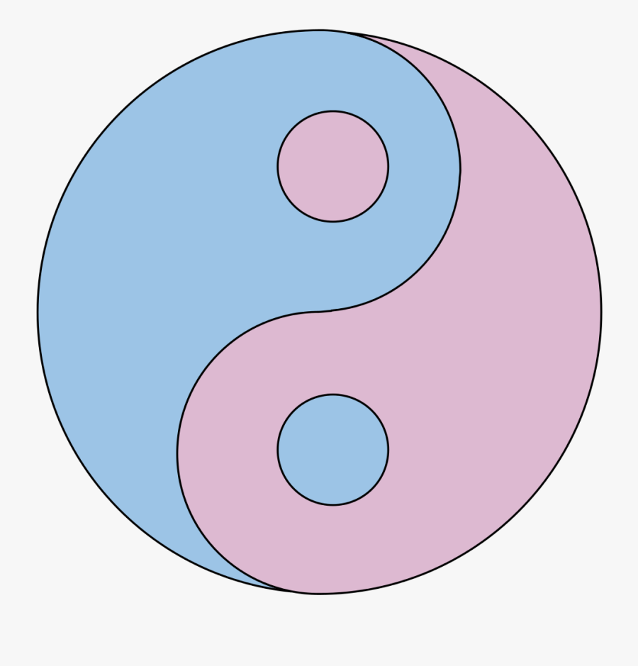 Yin And Yang Trans, Transparent Clipart