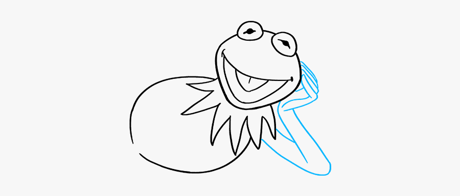 How To Draw Kermit The Frog - Easy Kermit The Frog Drawing, Transparent Clipart