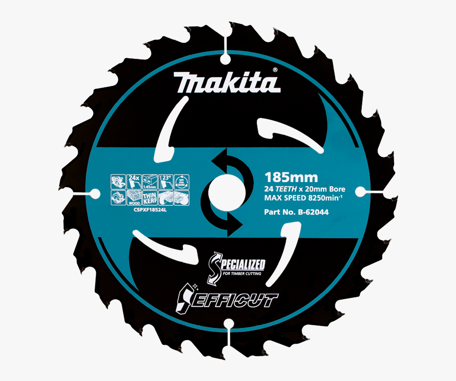 Transparent Saw Blade Png - Blue Mak Saw Blades, Transparent Clipart