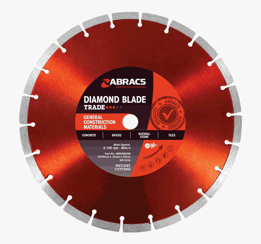 General Construction Materials Trade - Diamond Steel Cutting Blades, Transparent Clipart