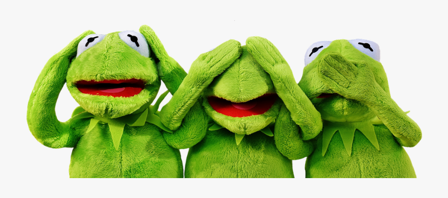 Not Hear, Not See, Do Not Speak, Funny, Kermit, Frog - Muppets Nichts Hören Nichts Sehen Nichts Sagen, Transparent Clipart