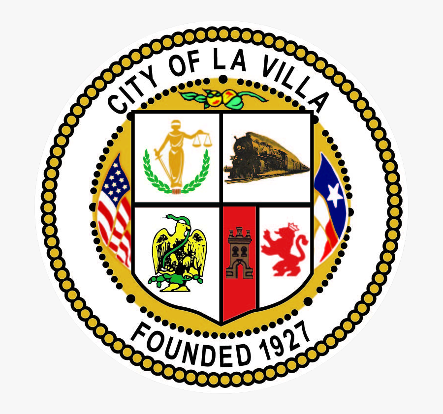 City Of La Villa Seal, Transparent Clipart