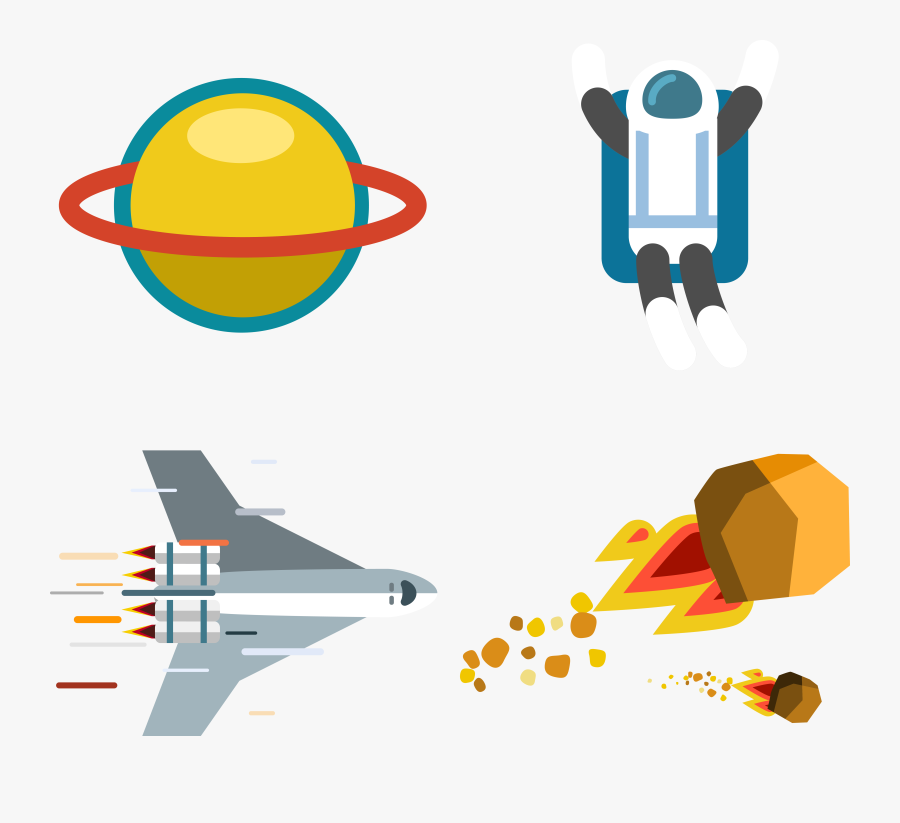 Clip Art Outer Space Design - Outer Space, Transparent Clipart