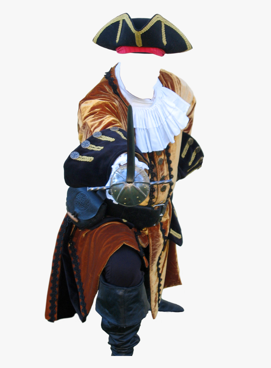 Pirate Costume Transparent Background, Transparent Clipart