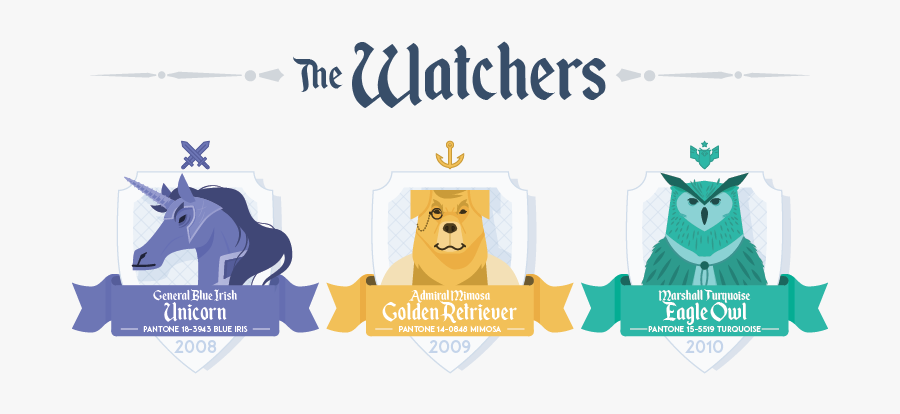 The Watchers-01 - Color Of The Year 2001, Transparent Clipart