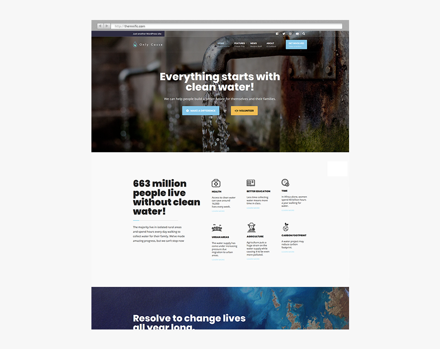 Only Cause Wordpress Theme, Transparent Clipart