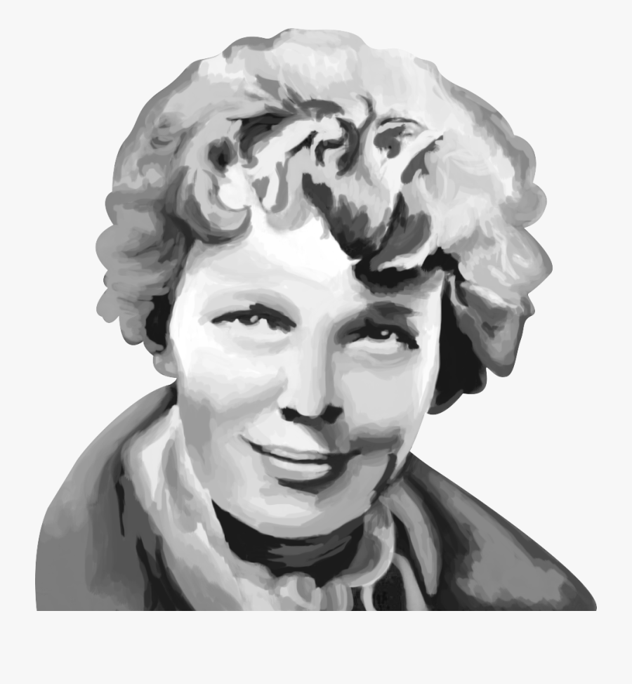 Amelia Earhart Png, Transparent Clipart