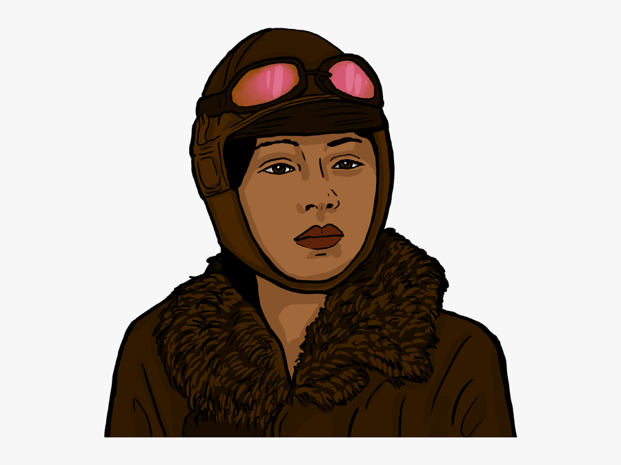 Transparent Amelia Earhart Clipart - Illustration, Transparent Clipart