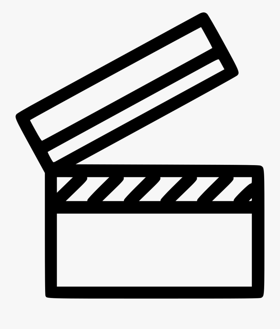 Clapperboard Open - Open Clapper Board Png, Transparent Clipart