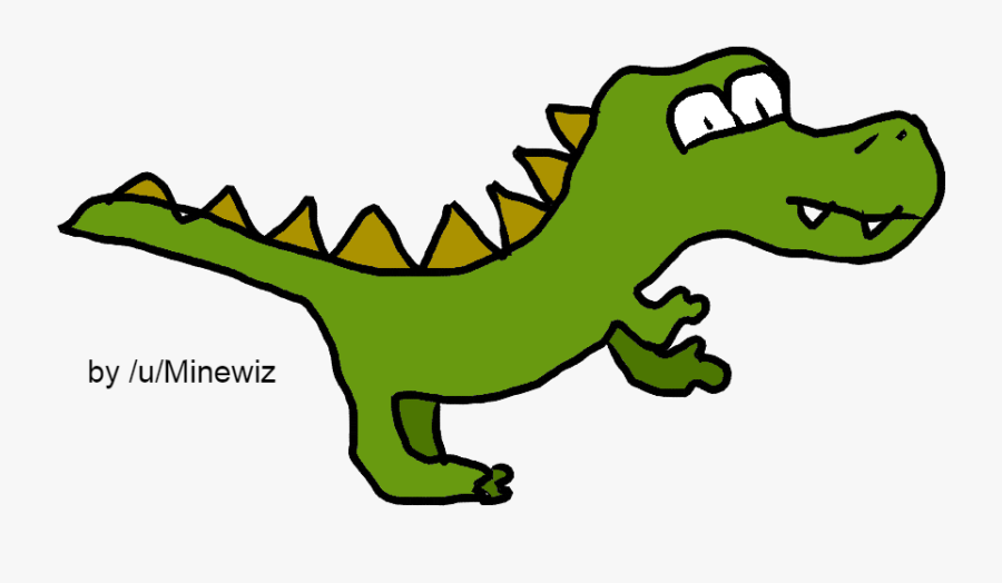 Clip Art Dinosaur Sketch - Cartoon, Transparent Clipart
