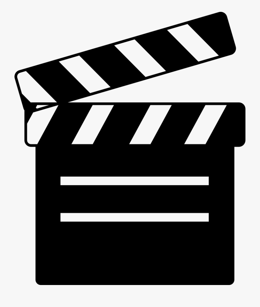 Clapperboard For Numbering Scenes On Films - Icono Cine, Transparent Clipart