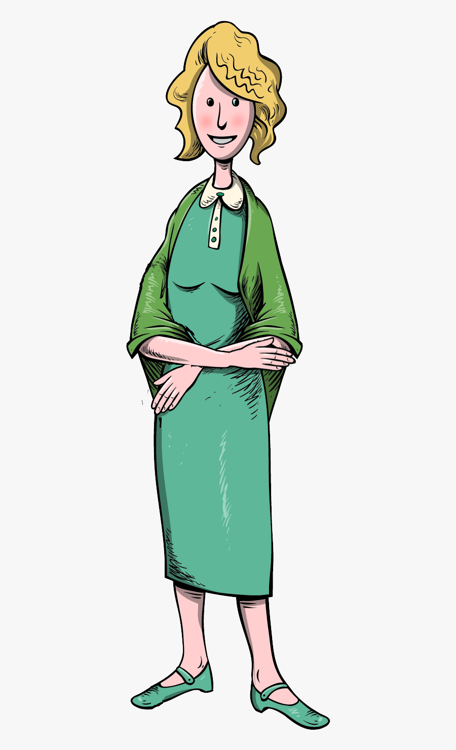 Mrs Gallagher - Illustration, Transparent Clipart