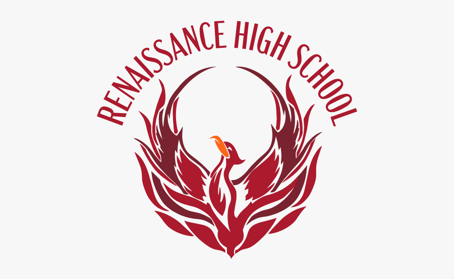 Renaissance High School Logo - Round Phoenix Design Tattoo, Transparent Clipart