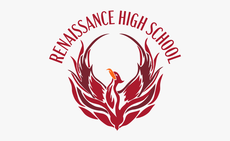 Renaissance High School Logo - Round Phoenix Design Tattoo , Free