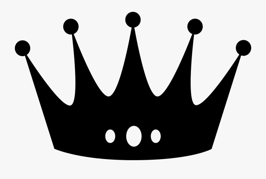 Download Clip Art Crown Svg - Black Transparent Background Crown ...