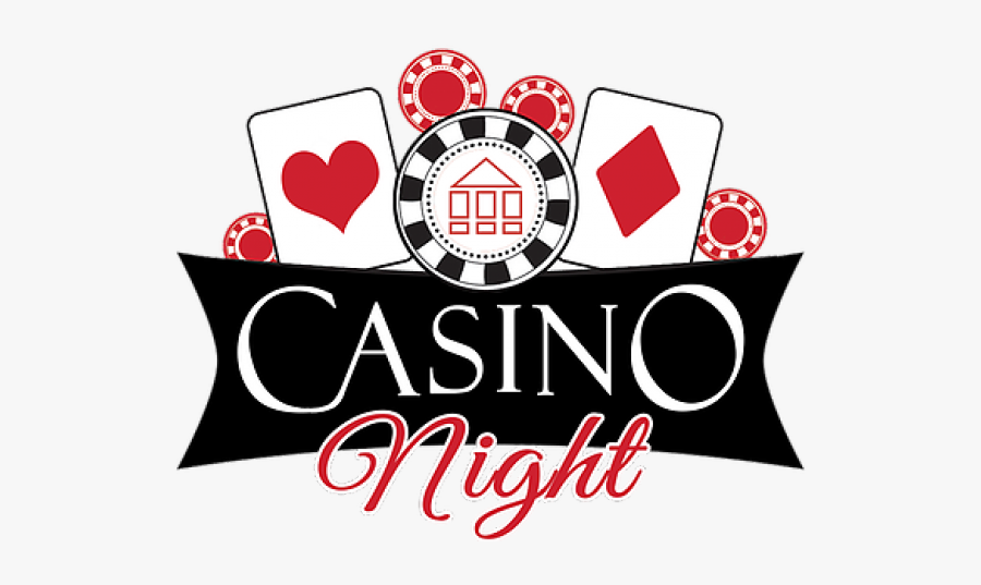 Night Clipart Clip Art - Casino Night Fundraiser Logo, Transparent Clipart