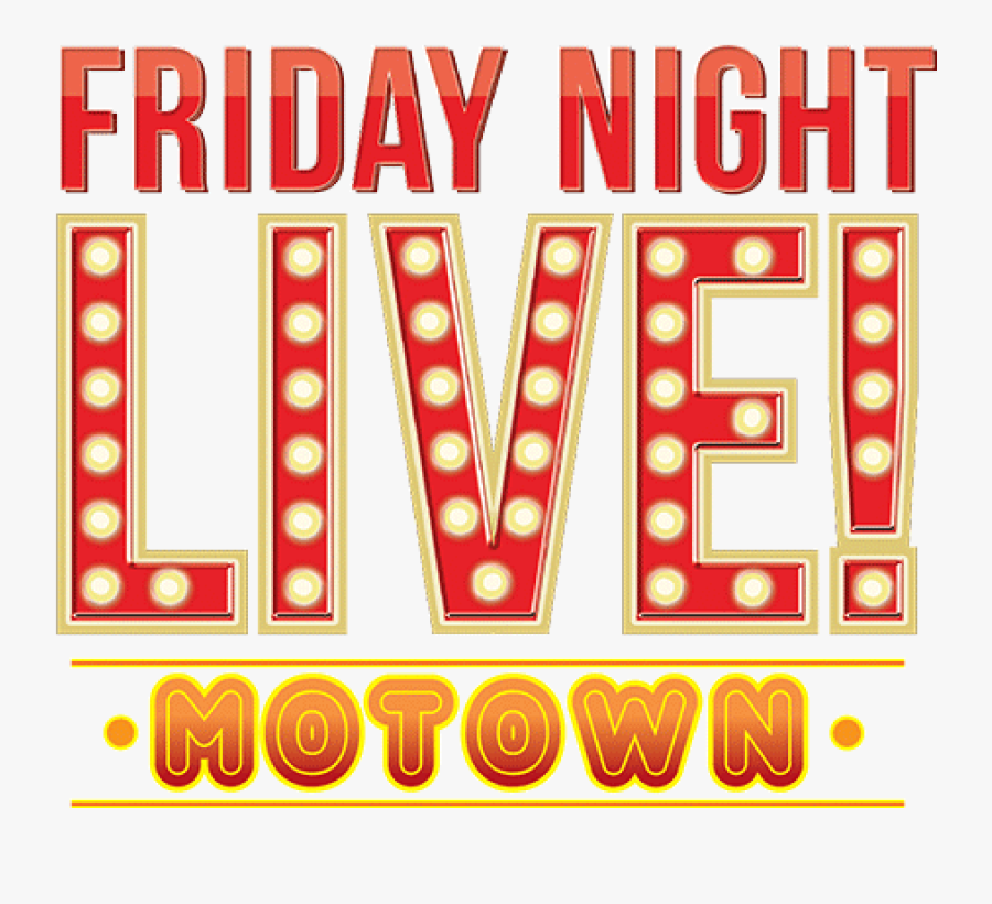 Friday Night Live Motown, Transparent Clipart
