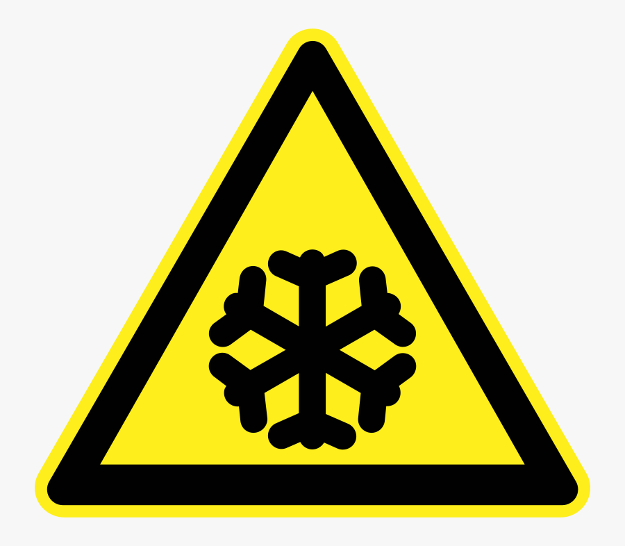 Signs Hazard Warning - Snow Warning , Free Transparent Clipart - ClipartKey