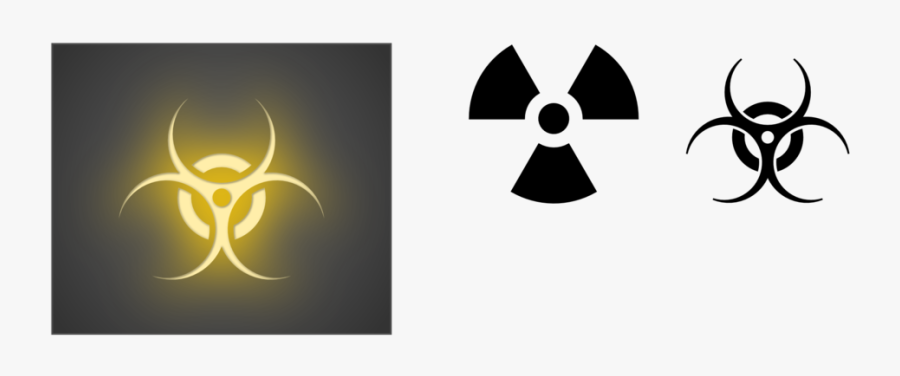 Bio/hazard - Radiation Symbol, Transparent Clipart
