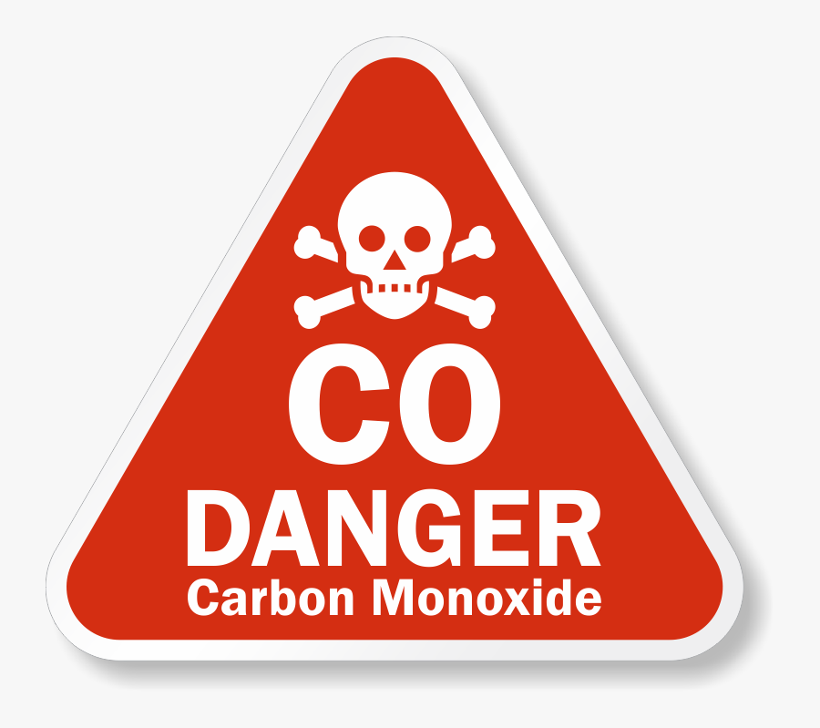 Poison Clipart Chemical Hazard - Carbon Monoxide Hazard Symbol, Transparent Clipart