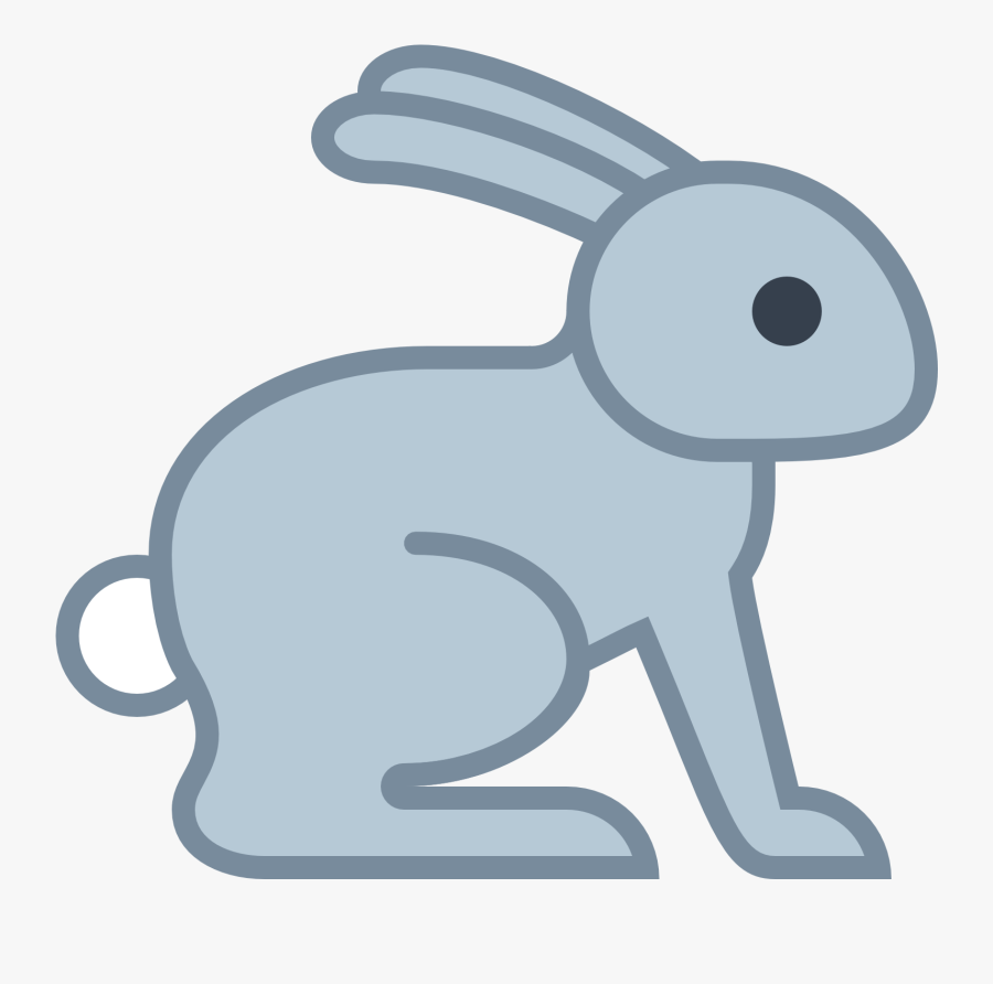 Easter Bunny Running Rabbit To The End Free Raising - Icono Png Rabbit, Transparent Clipart