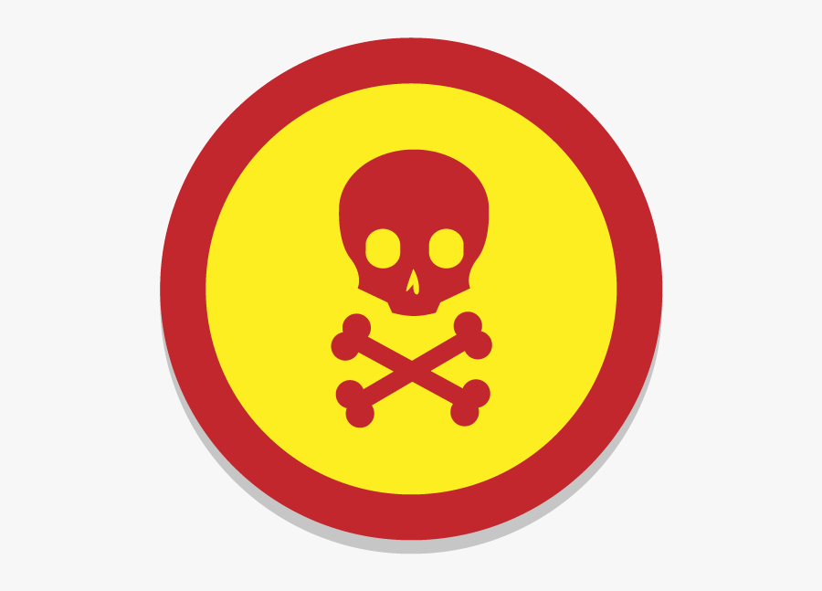 Perigo Risco De Morte Clipart , Png Download - Cartoon Poison Sign, Transparent Clipart