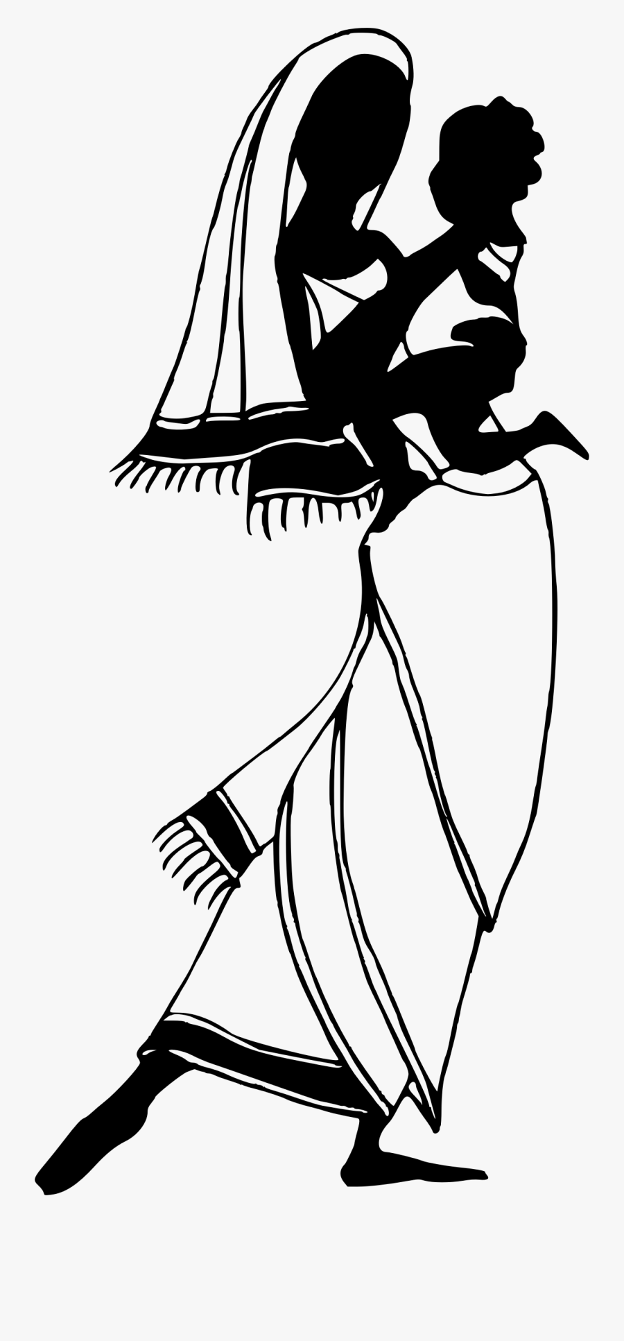 African Lady Big Image - African Drawings Of People, Transparent Clipart