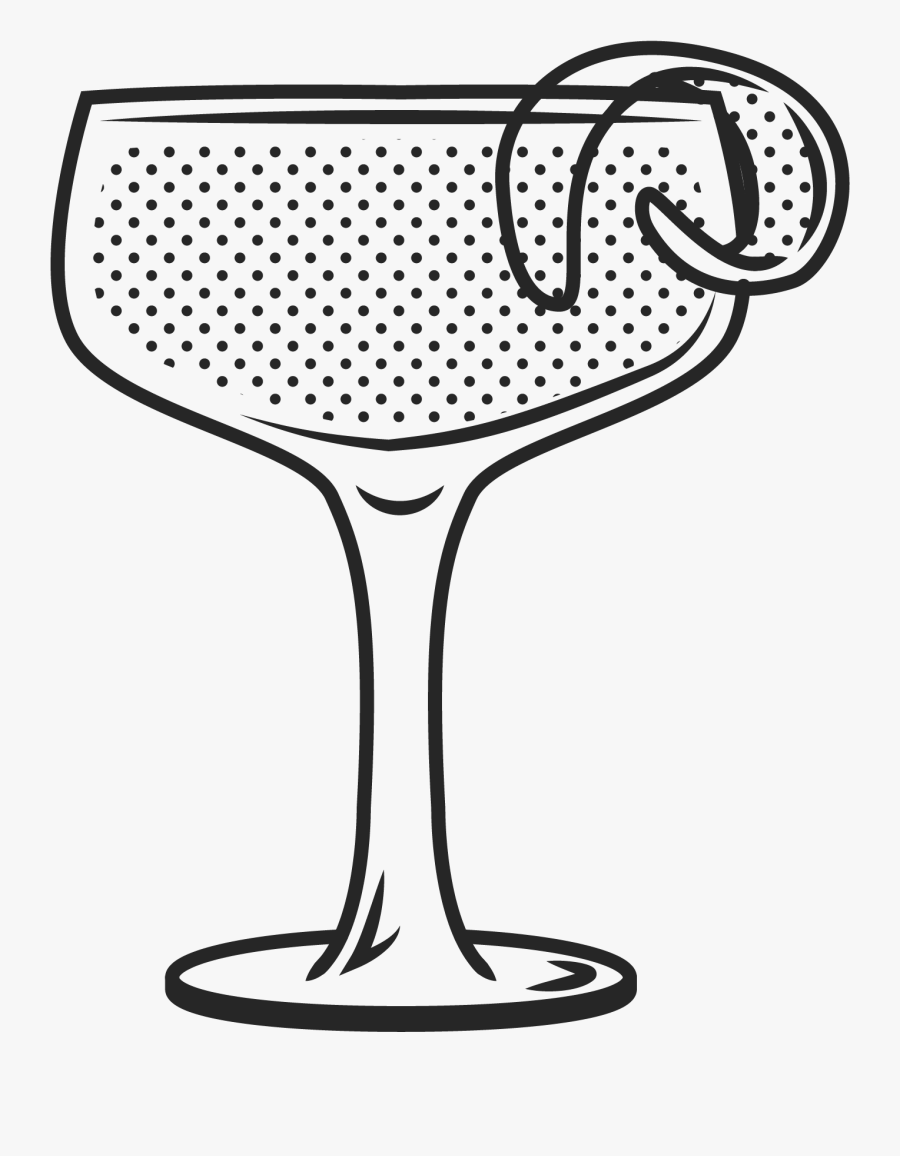 Champagne Stemware, Transparent Clipart