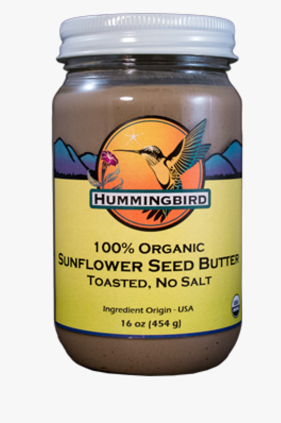 Sunflowers Png Mason Jar - Hummingbird, Transparent Clipart