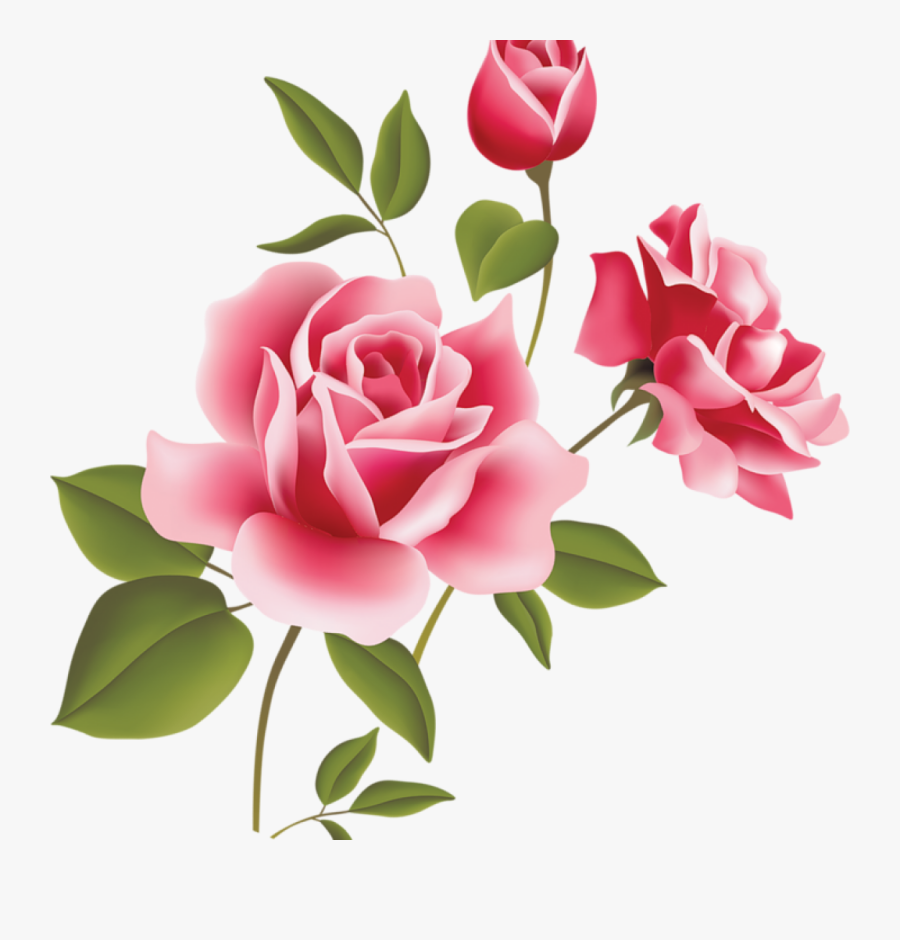 Pink Rose Clipart Pink Rose Art Picture Clipart Clipart - Imagens De Flores Em Png, Transparent Clipart