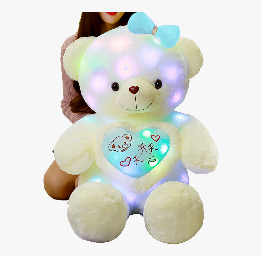 Clip Art Music Glowing M Plush - Teddy Bear, Transparent Clipart