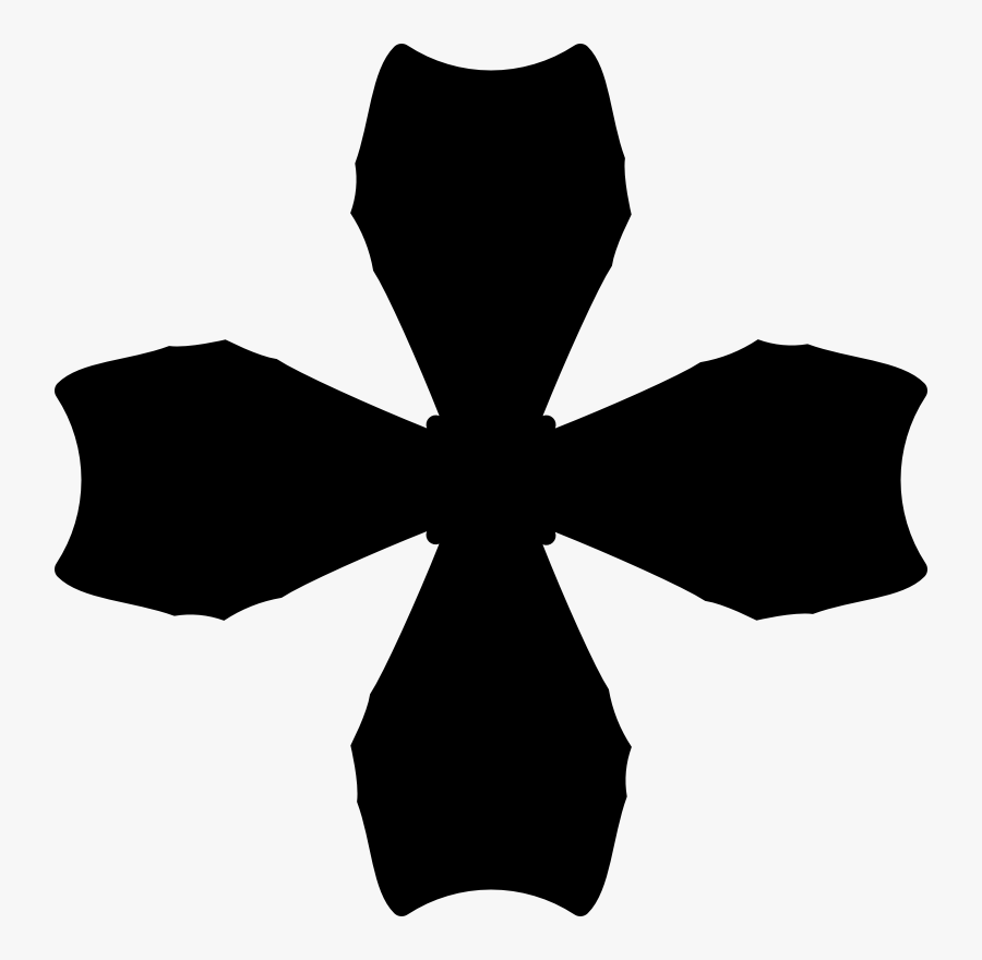 Plant,silhouette,neck - Cross, Transparent Clipart