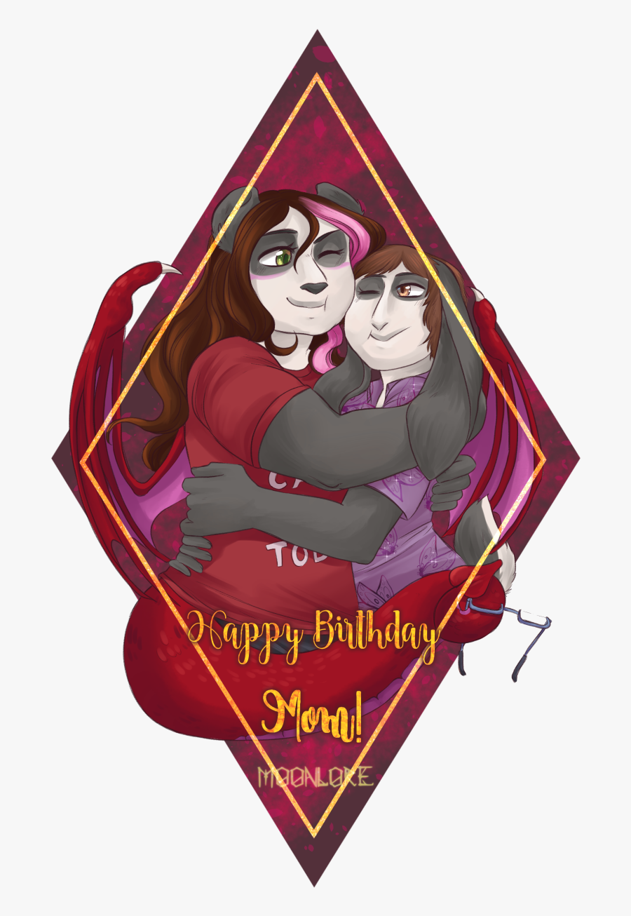 Mother And Daughter - Poster, Transparent Clipart