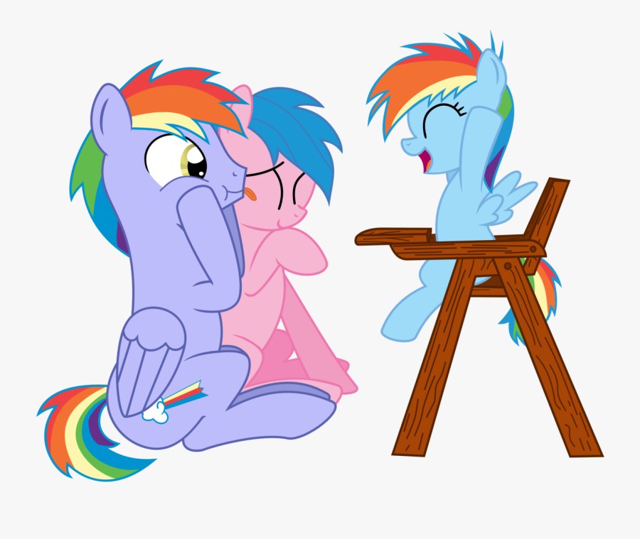 Baby Rainbow Dash, Transparent Clipart