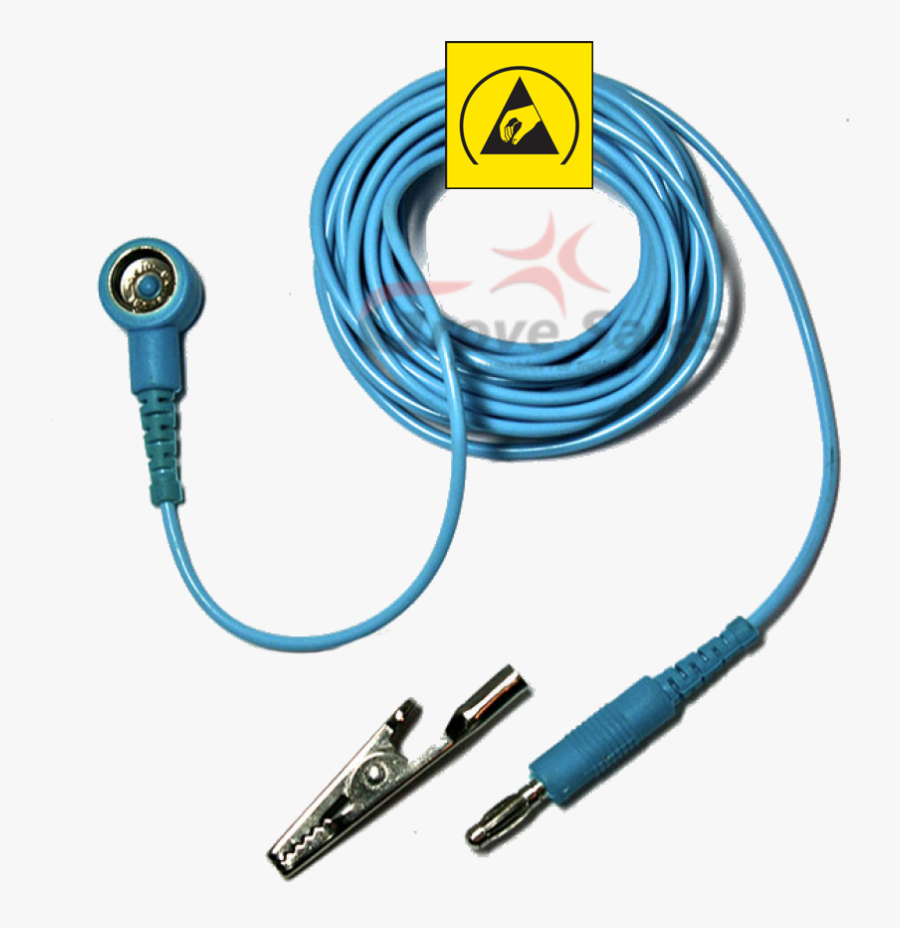 Image Royalty Free Grounding Cord Earth Lead - Esd, Transparent Clipart