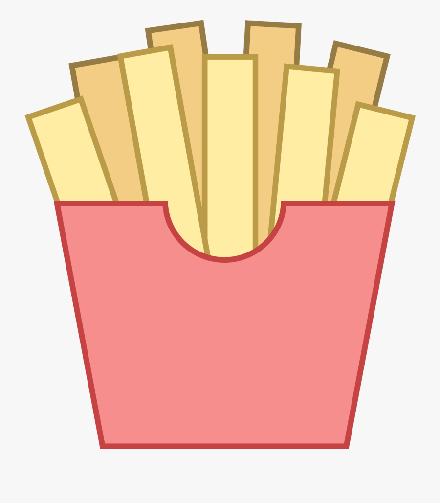 Clip Art Png Icon A - French Fries Clipart Pink, Transparent Clipart