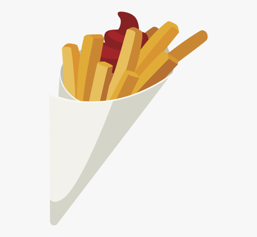 French Fries, Transparent Clipart