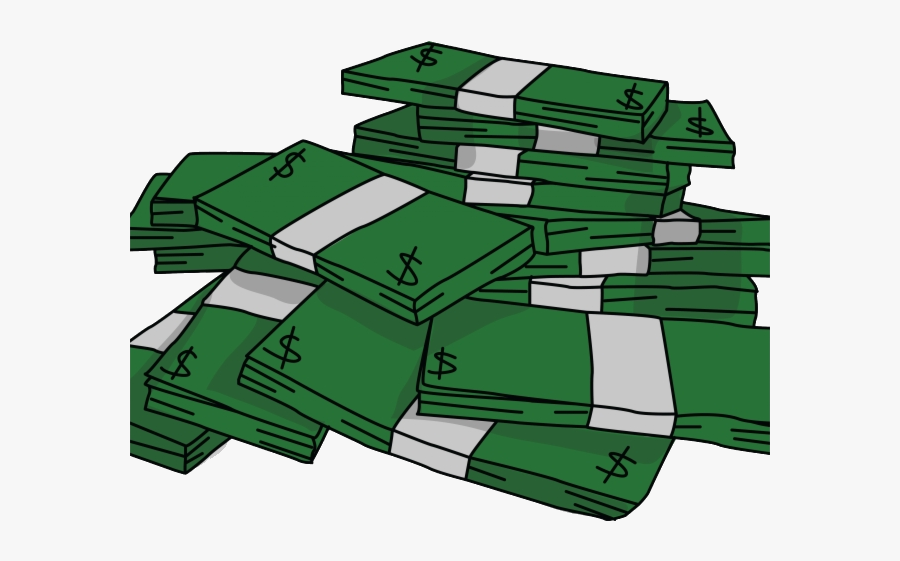 Cash Clipart Stack Stacks Of Money Hd Transparent Png - Money Clip Art Transparent, Transparent Clipart