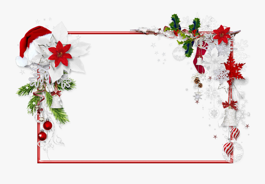 Bordes Navidad Png - Merry Christmas Transparent Frame, Transparent Clipart