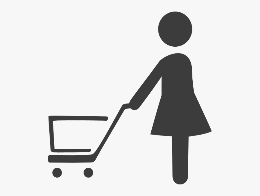 Buy Vector Family Shopping, Transparent Clipart