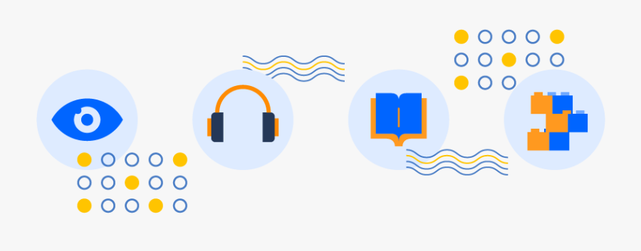 4 Types Of Learners, Transparent Clipart